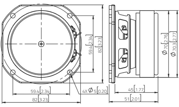 Woofer 3 LAVOCE WSF030.70 60W