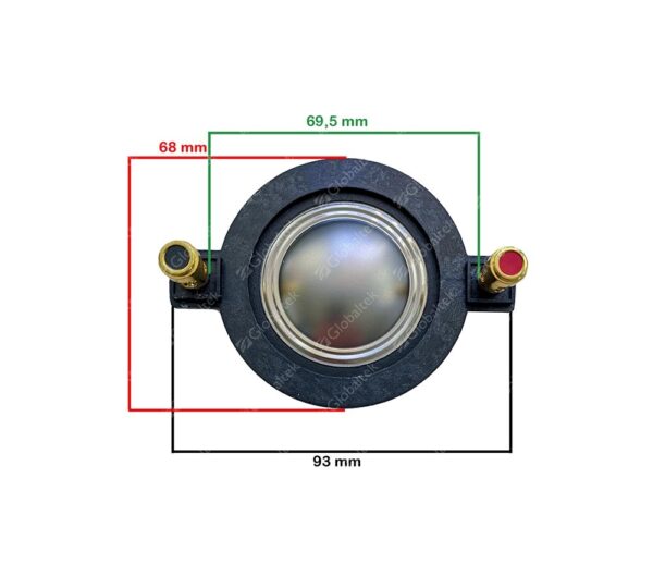 Membrana tweeter ricambio driver 34,4mm