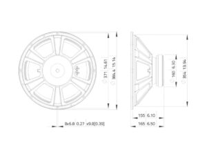 Woofer 15 LAVOCE WSF152.50 500W