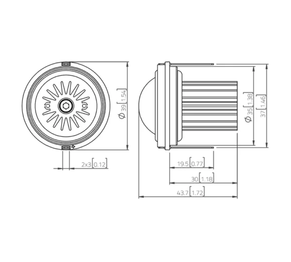 tweeter dome hifi lavoce tn101.00 measure