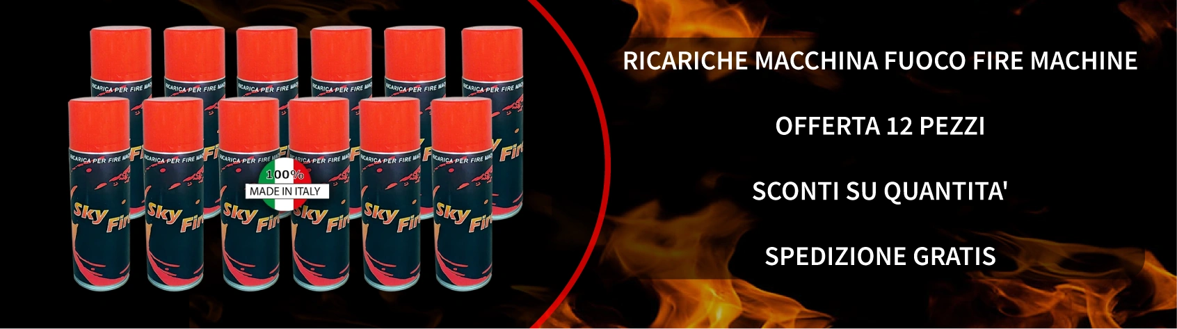 Ricariche fire machine offerta banner3